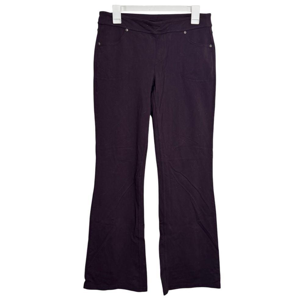 Athleta Plum Mid Rise Bootcut Athletic Pants